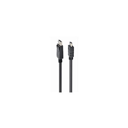 Gembird CC-DP-HDMI-5M DisplayPort to HDMI cable, 5m, black