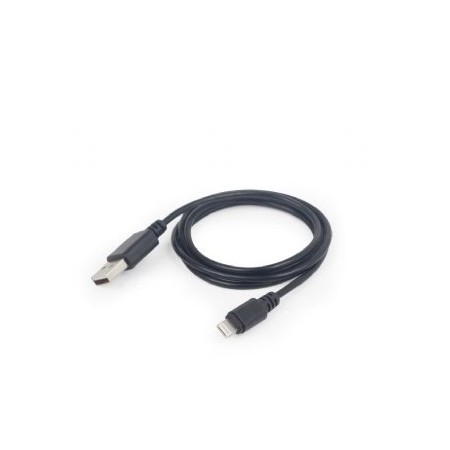 Gembird CC-USB2-AMLM-2M lightning cable Black