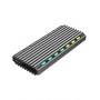 Gembird EE2280-U3C-03 USB 3.1 enclosure for M.2 NVMe drives, RGB, aluminum