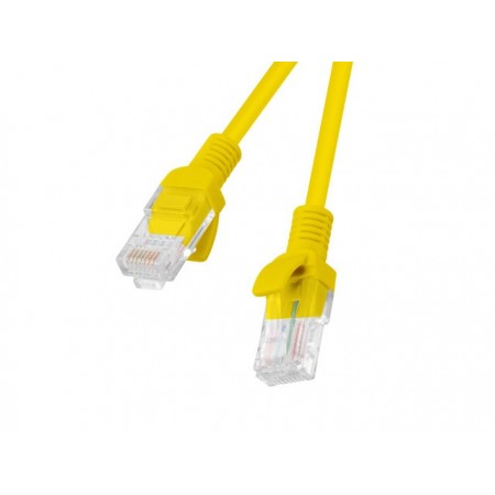 Lanberg Patchcord RJ45, Cat. 5e, UTP, 1m, Yellow