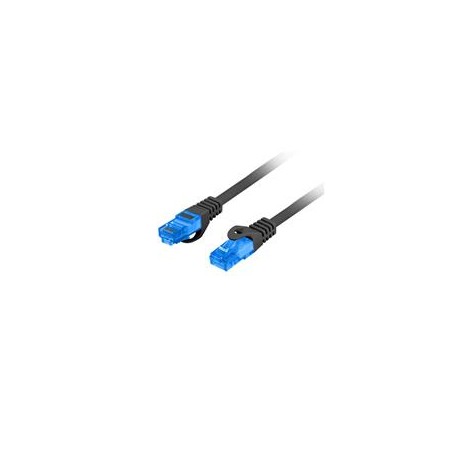 LANBERG PATCHCORD S/FTP CAT.6A 10M BLACK LSZH