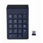 Gembird KPD-W-02 numeric keypad Notebook/PC Bluetooth Black