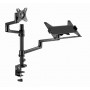 Gembird MA-DA-04 monitor mount / stand 81.3 cm (32") Black Desk