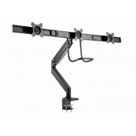 Gembird MA-DA3-03 monitor mount / stand 68.6 cm (27") Black Desk