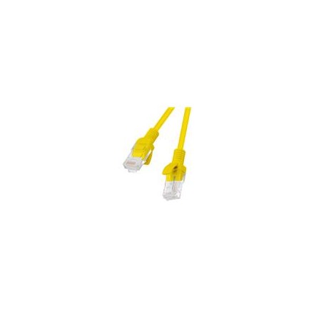 Lanberg PCU5-10CC-0200-Y networking cable Yellow 2 m Cat5e U/UTP (UTP)