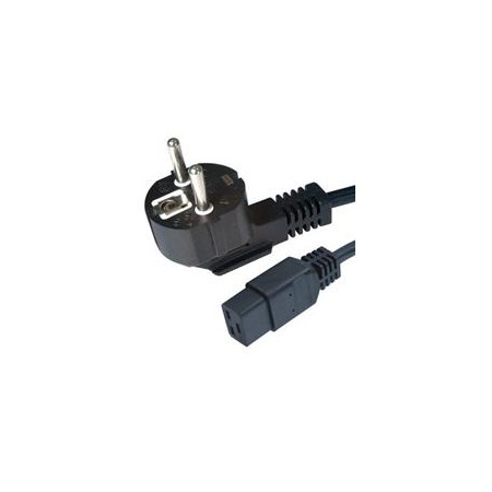 Gembird Type F/C19 1.8m Black Power plug type F C19 coupler