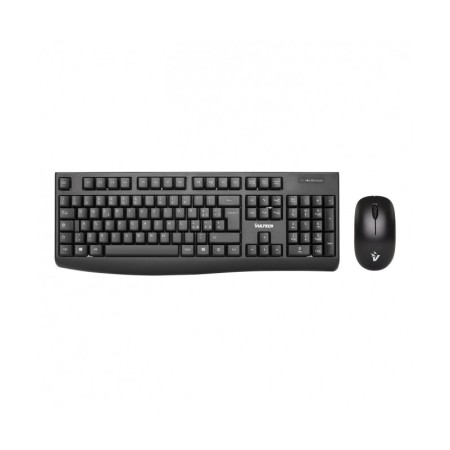 Vultech KM-821W teclado Rato incluído Escritório RF Wireless QWERTY Italiano Preto