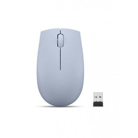 Lenovo 300 Wireless Compact Maus Kabellos Optisch Blau 3 Tasten 1000 dpi rato Escritório Ambidestro RF Wireless Ótico