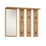 Hanger + mirror PARMA 100x15x.81.5 cm, artisan oak