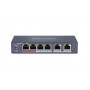 Hikvision DS-3E0106P-E/M Fast Ethernet (10/100) network links PoE support Blue