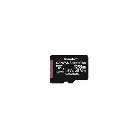 Kingston Technology 128GB micSDXC Canvas Select Plus 100R A1 C10 Card + ADP