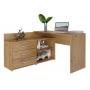 Topeshop DANY ARTISAN KPL computer desk Oak colour