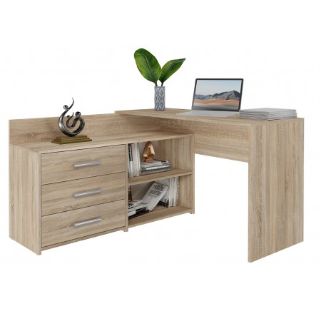 Topeshop DANY SONOMA KPL computer desk Oak colour