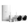 Kit sem fios Isiwi Connect AIR2 ISW-K2N8BFBTA4MP-2 GEN1 NVR 8 canais + 2 câmeras de bateria sem fios IP 4Mpx de 8700 mAh com fu