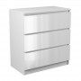 Topeshop M3 BIEL POLYSK chest of drawers