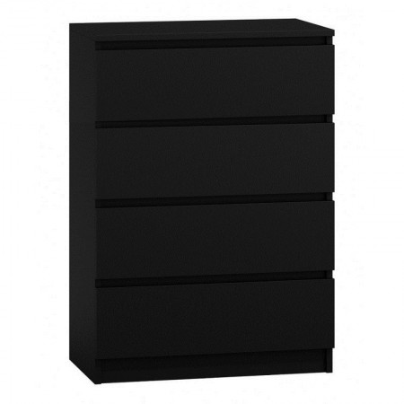 Topeshop M4 CZERN chest of drawers