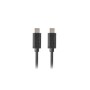 Lanberg CA-CMCM-10CU-0010-BK kabel USB 2.0 1m USB-C M/M  Black