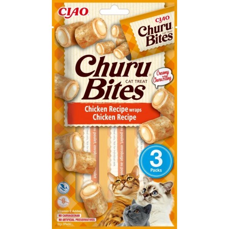 INABA Churu Bites Chicken recipe wraps - cat treats - 3x10 g