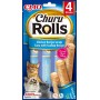 INABA Churu Rolls Chicken recipe wraps Tuna with scallop recipe - cat treats - 4x10 g