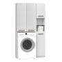 Topeshop ZESTAW MARPOL DD BIEL bathroom storage cabinet White