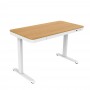 Tuckano Electric height adjustable desk ET119W-C white/oak