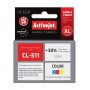 Activejet AC-511R Ink cartridge (replacement for Canon CL-511- Premium- 12 ml- color)