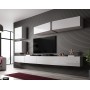 Cama Living room cabinet set VIGO SLANT 5 white/white gloss