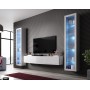 Cama Living room cabinet set VIGO SLANT 6 white/white gloss