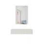 Dressing table with mirror PAFOS 80x41.6x100 white matte