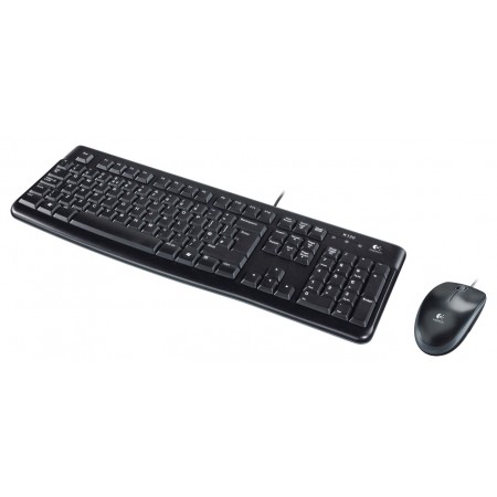 Logitech Desktop MK120 teclado Rato incluído Casa USB QWERTY Estados Unidos (Internacional) Preto