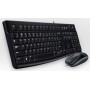 Logitech Desktop MK120 teclado Rato incluído Casa USB QWERTY Estados Unidos (Internacional) Preto