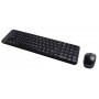 Logitech Wireless Combo MK220 teclado Rato incluído Escritório RF Wireless QWERTY Estados Unidos (Internacional) Preto