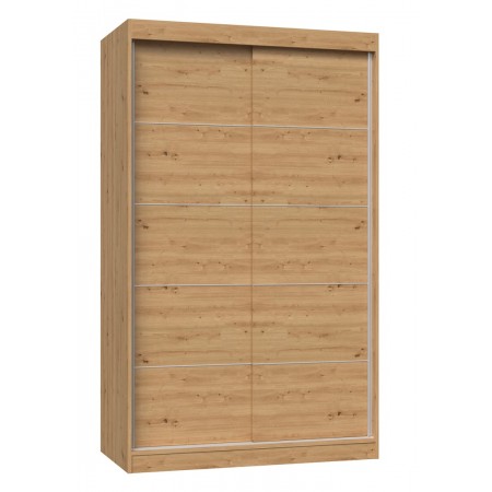 Topeshop IGA 120 ART C KPL bedroom wardrobe/closet 7 shelves 2 door(s) Oak