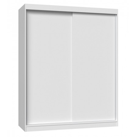 Topeshop IGA 160 BIEL B KPL bedroom wardrobe/closet 7 shelves 2 door(s) White