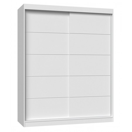 Topeshop IGA 160 BIEL C KPL bedroom wardrobe/closet 7 shelves 2 door(s) White