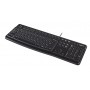 Logitech Keyboard K120 for Business teclado Escritório USB QWERTY Estados Unidos (Internacional) Preto