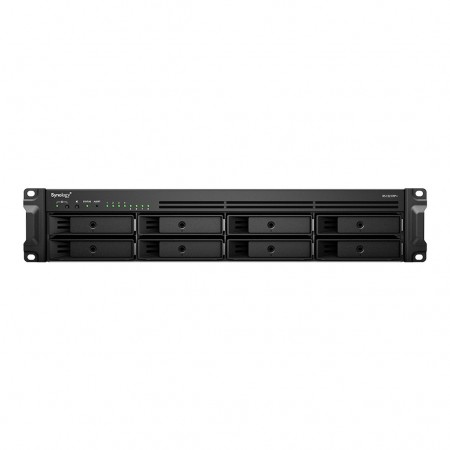 Synology RackStation RS1221RP+ NAS/storage server Rack (2U) Ryzen Embedded V1500B 4 GB DDR4 DiskStation Manager Black