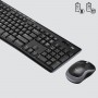 Logitech Wireless Combo MK270 teclado Rato incluído Casa USB QWERTY Estados Unidos (Internacional) Preto