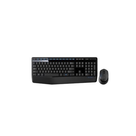 Logitech Wireless Combo MK345 teclado Rato incluído Universal USB QWERTY Estados Unidos (Internacional) Preto