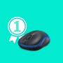 Logitech M185 rato Escritório Ambidestro RF Wireless Ótico 1000 DPI