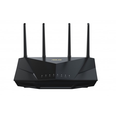 ASUS RT-AX5400 router sem fios Gigabit Ethernet Dual-band (2,4 GHz   5 GHz) Preto