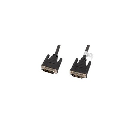 Lanberg CA-DVIS-10CC-0030-BK DVI cable 3 m DVI-D Black