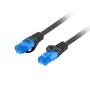 LANBERG PATCHCORD S/FTP CAT.6A 2M BLACK LSZH