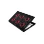 Laptop cooling pad, 6 backlit fans, 2000 RPM, SAVIO COS-01
