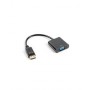 Lanberg AD-0002-BK video cable adapter 0.2 m VGA (D-Sub) DisplayPort Black