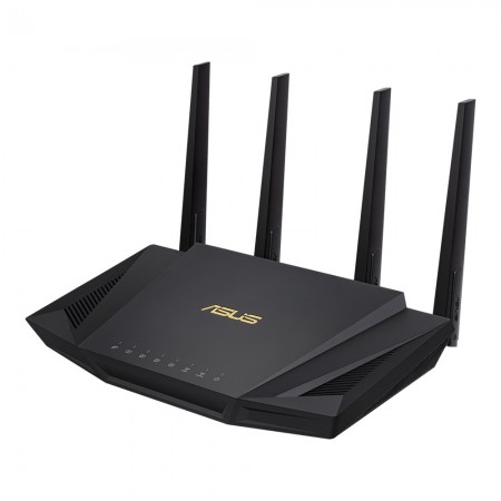 ASUS RT-AX58U router sem fios Gigabit Ethernet Dual-band (2,4 GHz   5 GHz) Preto