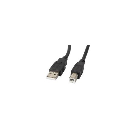 Lanberg CA-USBA-11CC-0018-BK USB cable USB 2.0 1.8 m USB B Black