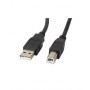 Lanberg CA-USBA-11CC-0018-BK USB cable USB 2.0 1.8 m USB B Black