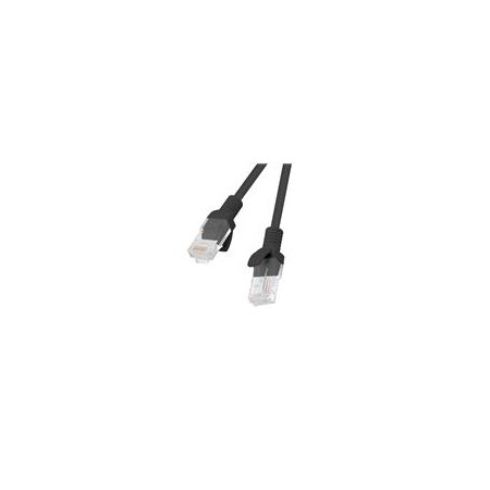 Lanberg PCU5-10CC-0300-BK networking cable Black 3 m Cat5e U/UTP (UTP)