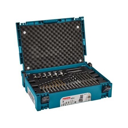 DRILL AND BIT SET 65PCS CASE B-69478 MAKITA